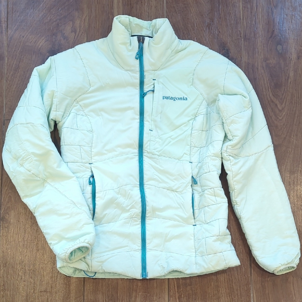 Patagonia Women Light Turquoise Nano-Air Jacket